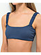 Damsel Denim Scrunchie Rib Bandeau Bikini Top - Thumbnail image 3 of 4