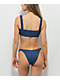 Damsel Denim Scrunchie Rib High Leg Bikini Bottom - Thumbnail image 2 of 3