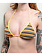 Damsel Liv Orange Stripe Triangle Bikini Top - Thumbnail image 2 of 2