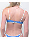 Damsel Maldive Mini Rib Blue Bandeau Bikini Top - Thumbnail image 2 of 4