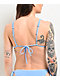 Damsel Meg Stitched Blue Triangle Bikini Top - Thumbnail image 2 of 4