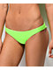 Damsel Pea Neon Green Cheeky Bikini Bottom - Thumbnail image 3 of 3