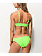 Damsel Pea Neon Green Cheeky Bikini Bottom - Thumbnail image 2 of 3