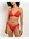 Damsel Rita Summertime Red High Leg Bikini Bottom - Thumbnail image 2 of 4