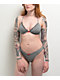 Damsel Rosie Black & White Gingham High Leg Bikini Bottom - Thumbnail image 1 of 4