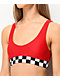 Damsel Tana Checkered Red Bikini Top