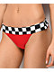 Damsel Tana Checkers Red Cheeky Bikini Bottom