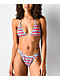 Damsel Tibby Stripes High Leg Bikini Bottom - Thumbnail image 1 of 3