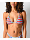 Damsel Tibby Stripes Triangle Bikini Top - Thumbnail image 1 of 4