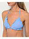 Damsel Tiff Ruffle Blue Bell Triangle Bikini Top - Thumbnail image 3 of 5