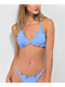 Damsel Tiff Ruffle Blue Bell Triangle Bikini Top - Thumbnail image 1 of 5