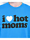 Danny Duncan I Heart Hot Moms Blue T-Shirt - Thumbnail image 2 of 2