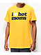 Danny Duncan I Heart Hot Moms Gold T-Shirt