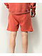 Death Note Ryuk Washed Red Sweat Shorts