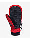 Deathgrip x 1910 Ghoul Red & Black Snowboard Mittens - Thumbnail image 2 of 5
