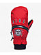 Deathgrip x 1910 Ghoul Red & Black Snowboard Mittens - Thumbnail image 1 of 5