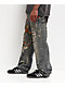 Decibel Printed Blue Straight Leg Jeans - Thumbnail image 8 of 8