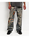 Decibel Printed Blue Straight Leg Jeans - Thumbnail image 1 of 8