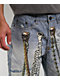 Decibel Printed Indigo Straight Leg Jeans - Thumbnail image 5 of 8