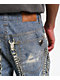 Decibel Printed Indigo Straight Leg Jeans - Thumbnail image 6 of 8