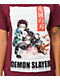 Demon Slayer Protect Burgundy T-Shirt - Thumbnail image 2 of 2