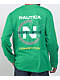 Diamond Supply Co. x Nautica Compass Green Long Sleeve T-Shirt