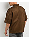 Dickies Cadiz Brown Quarter Zip Work Shirt - Thumbnail image 2 of 3