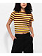 Dickies Ginger Stripe Crop T-Shirt - Thumbnail image 1 of 4