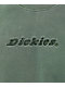 Dickies Hayes Pigment Green Crewneck Sweatshirt - Thumbnail image 2 of 2