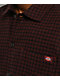 Dickies Hendersonville Brown Plaid Long Sleeve Button Up Shirt - Thumbnail image 3 of 3