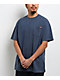 Dickies Pigment Dye Blue Heavyweight Pocket T-Shirt - Thumbnail image 1 of 3