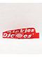 Dickies Script Red & White Web Belt