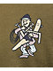 Dickies Skateboarding DIY Olive Green T-Shirt - Thumbnail image 2 of 2