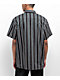 Dickies Skateboarding Relaxed Cooling Green & Black Stripe Button Up Short Sleeve Shirt - Thumbnail image 2 of 3