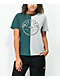 Dickies Split Up Forest Green and Heather Grey Boyfriend T-Shirt - Thumbnail image 1 of 3