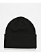 Dickies Tonal Cuffed Black Beanie - Thumbnail image 2 of 2