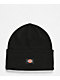 Dickies Tonal Cuffed Black Beanie - Thumbnail image 1 of 2