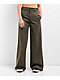 Dickies Wide Leg Military Green Work Pants - Thumbnail image 1 of 6