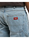 Dickies Worn-In Light Blue Wash Carpenter Shorts - Thumbnail image 4 of 6