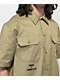 Dickies x Lurking Class by Sketchy Tank Good Times Beige Short Sleeve Work Shirt - Thumbnail image 3 of 7