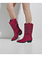 Dirty Laundry Josea Magic Snake Red Cowboy Boots - Thumbnail image 3 of 5