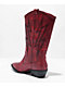 Dirty Laundry Josea Magic Snake Red Cowboy Boots - Thumbnail image 2 of 5