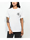 Disorder Floral Stencil White T-Shirt - Thumbnail image 2 of 3