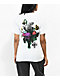 Disorder Floral Stencil White T-Shirt - Thumbnail image 1 of 3