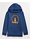 Dragon Ball Z Goku sudadera con capucha azul marino para niños