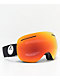 Dragon X1 Black & Red Ion Snowboard Goggles