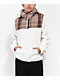Dravus Beckler Brown Plaid Tech Fleece Quarter Zip Hoodie - Thumbnail image 1 of 4