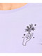 Dravus Bloom Handed Lavender Crop T-Shirt - Thumbnail image 2 of 2