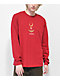 Dravus Chaos Magic Burgundy Long Sleeve T-Shirt - Thumbnail image 2 of 3
