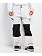 Dravus Cypress White & Black 15K Cargo Snowboard Pants - Thumbnail image 1 of 8
